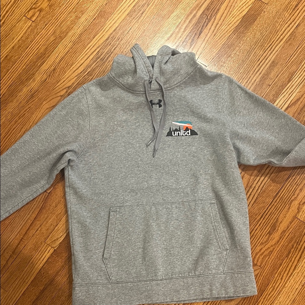 Under Armour and Lacrosse Unlimited collab Gray Men's Hoodie